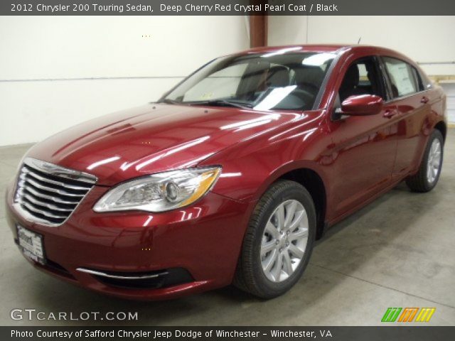2012 Chrysler 200 Touring Sedan in Deep Cherry Red Crystal Pearl Coat