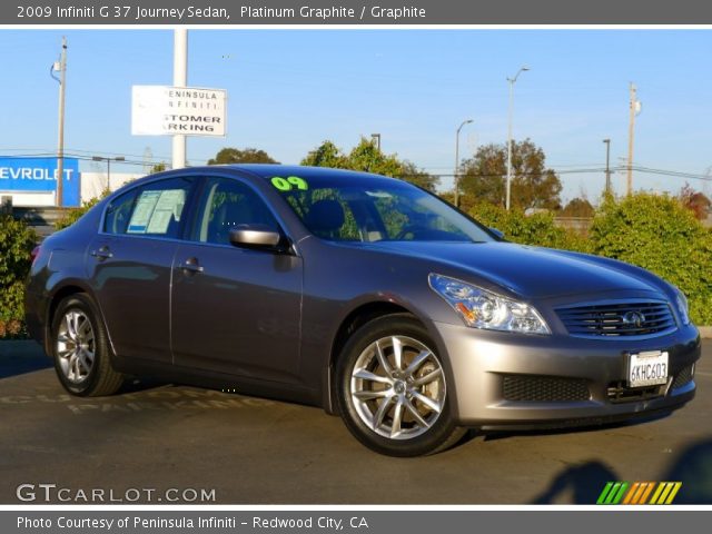 2009 Infiniti G 37 Journey Sedan in Platinum Graphite