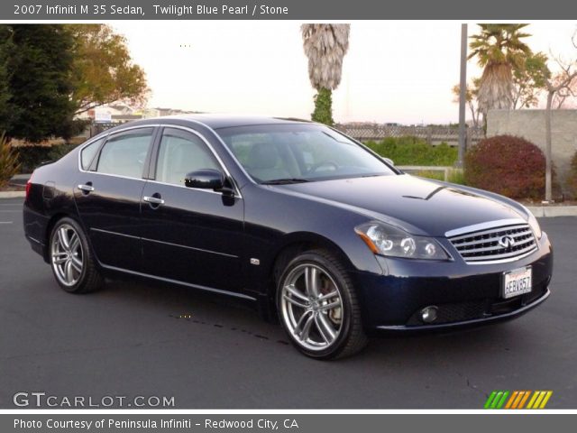 2007 Infiniti M 35 Sedan in Twilight Blue Pearl