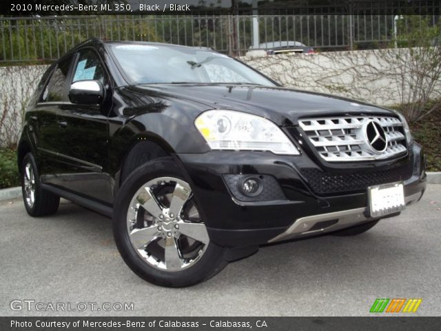2010 Mercedes-Benz ML 350 in Black