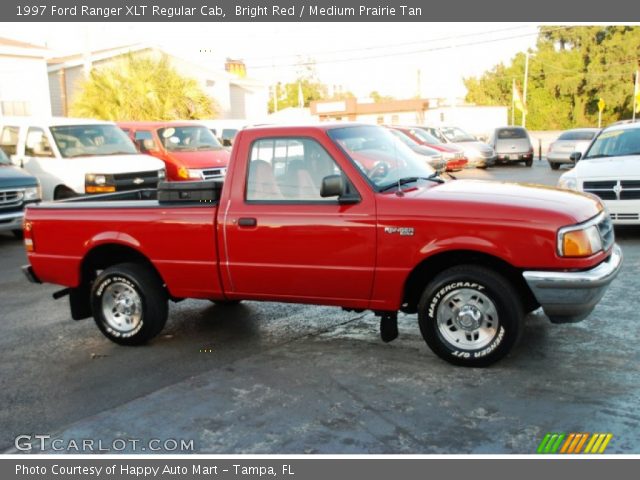 1997 Ford Ranger XLT Regular Cab in Bright Red