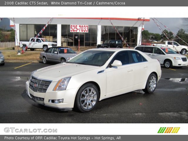 2008 Cadillac CTS Sedan in White Diamond Tri-Coat