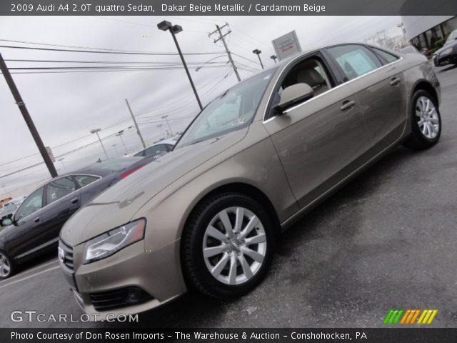 2009 Audi A4 2.0T quattro Sedan in Dakar Beige Metallic