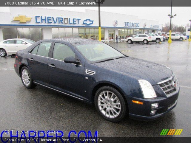 2008 Cadillac STS 4 V8 AWD in Blue Chip