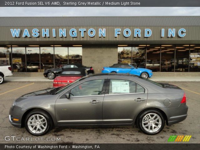 2012 Ford Fusion SEL V6 AWD in Sterling Grey Metallic