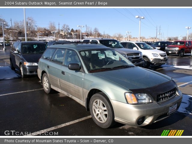 2004 Subaru Outback Wagon in Seamist Green Pearl