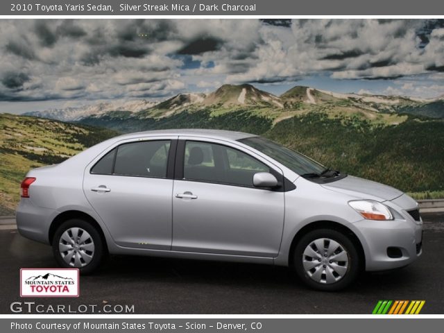 2010 Toyota Yaris Sedan in Silver Streak Mica