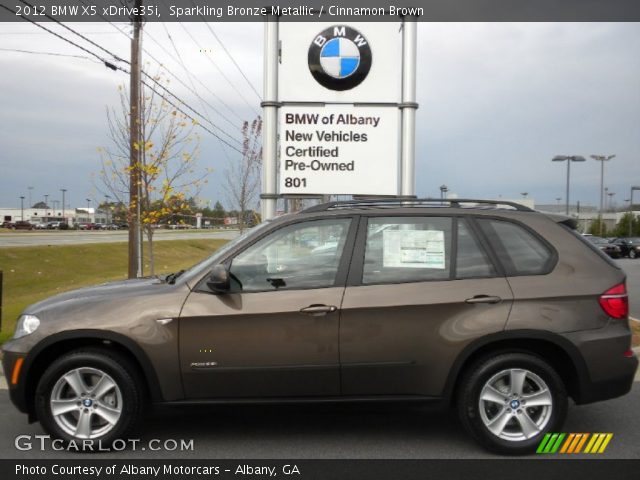 2012 BMW X5 xDrive35i in Sparkling Bronze Metallic