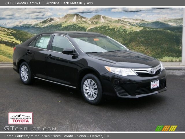 2012 Toyota Camry LE in Attitude Black Metallic