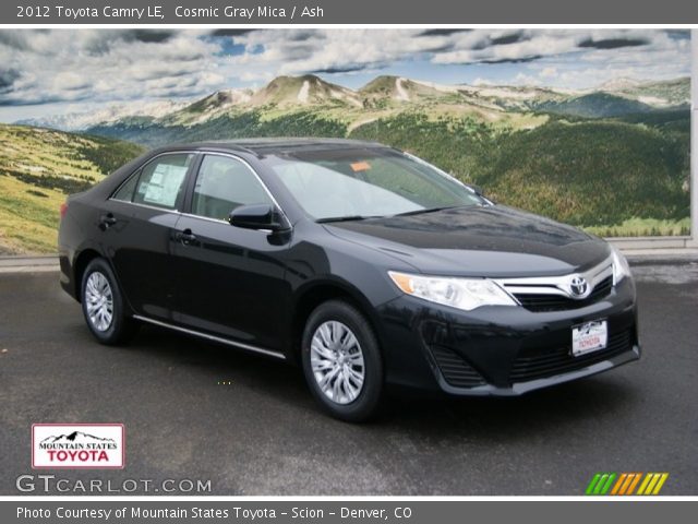 2012 Toyota Camry LE in Cosmic Gray Mica