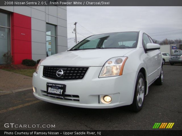 2008 Nissan Sentra 2.0 S in Fresh Powder White