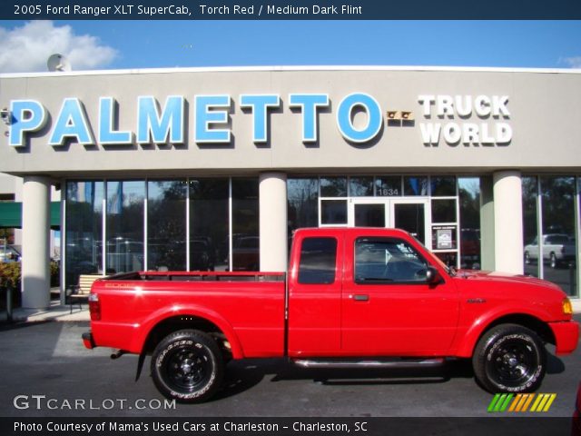 2005 Ford Ranger XLT SuperCab in Torch Red