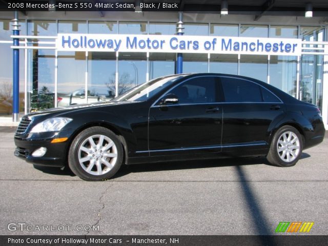 2008 Mercedes-Benz S 550 4Matic Sedan in Black