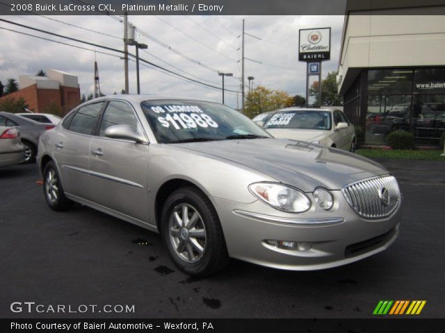 2008 Buick LaCrosse CXL in Platinum Metallic
