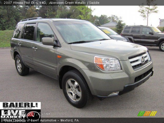 2007 Honda Pilot EX-L 4WD in Aberdeen Green Metallic