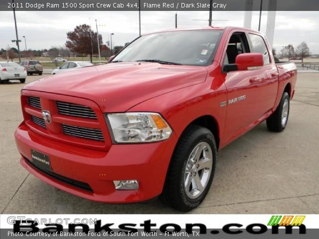 2011 Dodge Ram 1500 Sport Crew Cab 4x4 in Flame Red