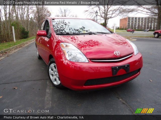 2007 Toyota Prius Hybrid in Barcelona Red Metallic