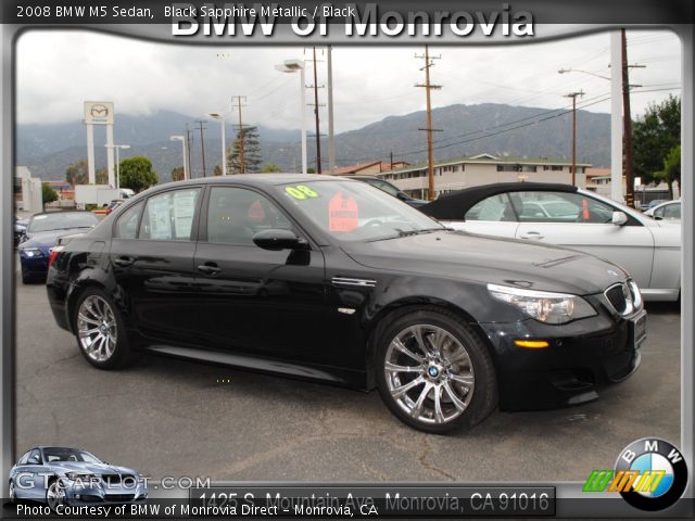 2008 BMW M5 Sedan in Black Sapphire Metallic