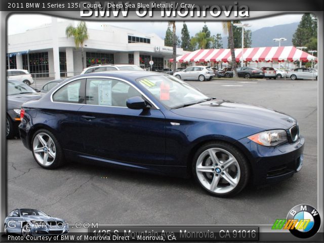 2011 BMW 1 Series 135i Coupe in Deep Sea Blue Metallic