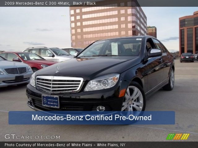 2009 Mercedes-Benz C 300 4Matic in Black