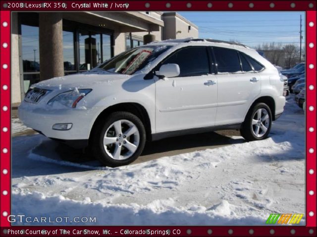 2008 Lexus RX 350 in Crystal White