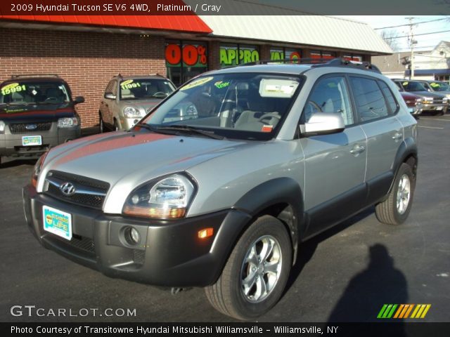 2009 Hyundai Tucson SE V6 4WD in Platinum