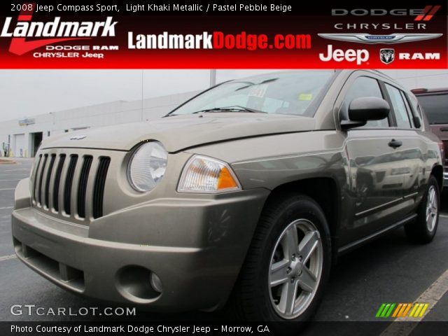 2008 Jeep Compass Sport in Light Khaki Metallic