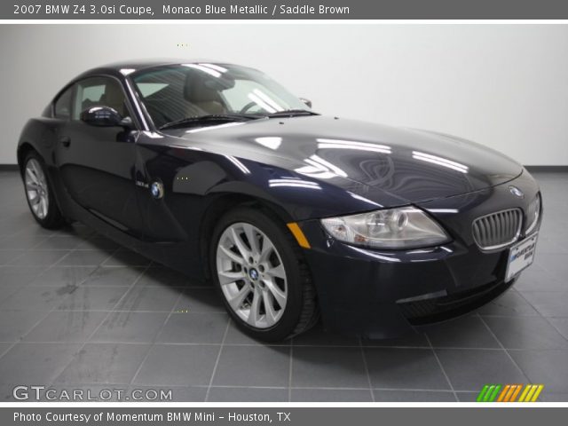 2007 BMW Z4 3.0si Coupe in Monaco Blue Metallic