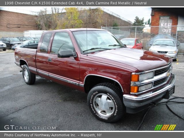 1998 Chevrolet C/K K1500 Extended Cab 4x4 in Dark Carmine Red Metallic