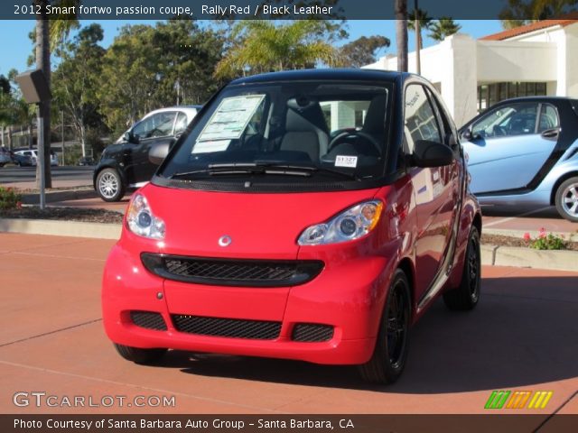 2012 Smart fortwo passion coupe in Rally Red