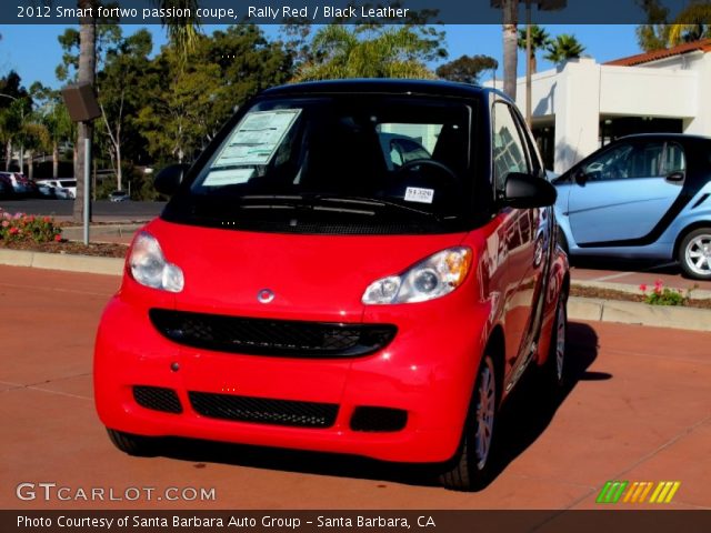 2012 Smart fortwo passion coupe in Rally Red