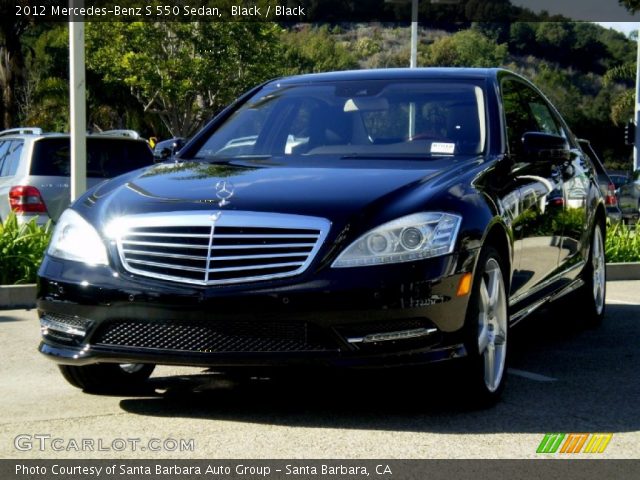 2012 Mercedes-Benz S 550 Sedan in Black