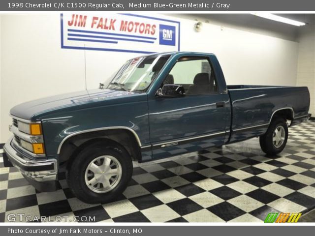 1998 Chevrolet C/K C1500 Regular Cab in Medium Blue-Green Metallic