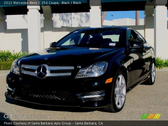 2012 Mercedes-Benz C 350 Coupe in Black
