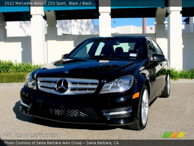 2012 Mercedes-Benz C 250 Sport in Black