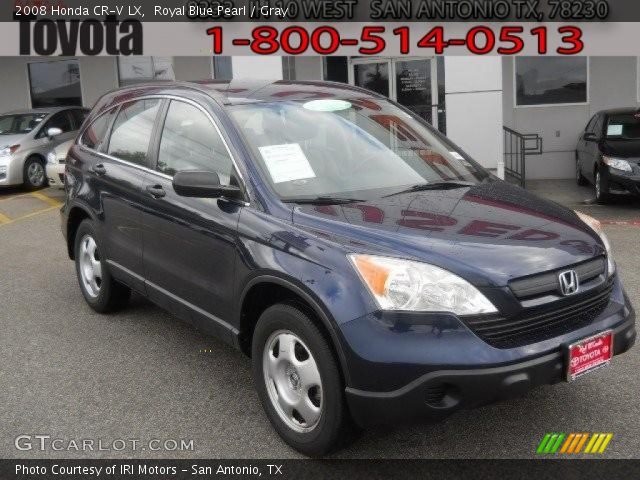 2008 Honda CR-V LX in Royal Blue Pearl