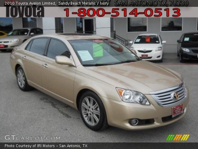 2010 Toyota Avalon Limited in Sandy Beach Metallic