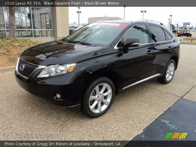 2010 Lexus RX 350 in Black Sapphire Pearl