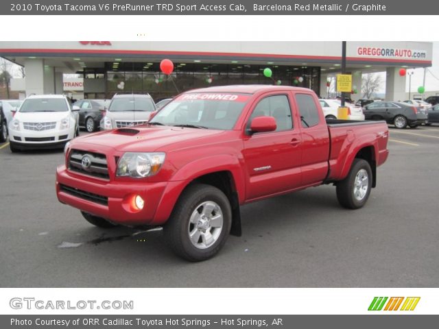2010 Toyota Tacoma V6 PreRunner TRD Sport Access Cab in Barcelona Red Metallic