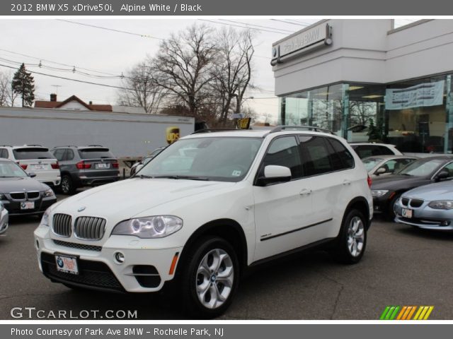 2012 BMW X5 xDrive50i in Alpine White