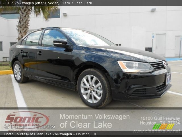 2012 Volkswagen Jetta SE Sedan in Black