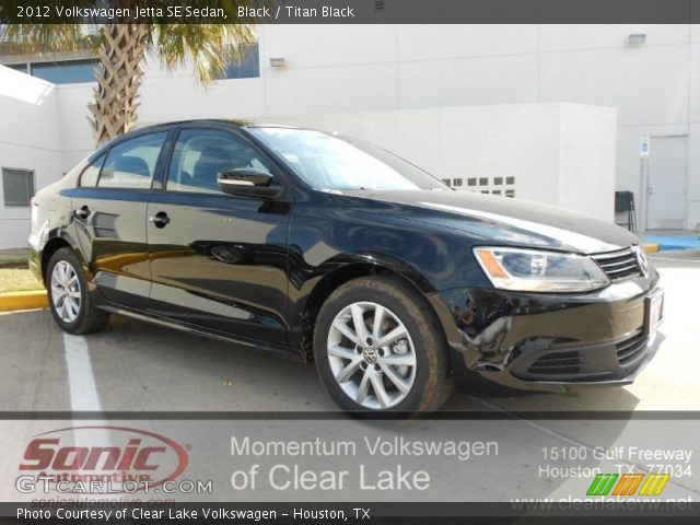 2012 Volkswagen Jetta SE Sedan in Black