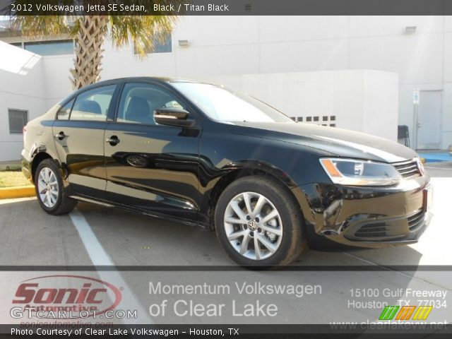 2012 Volkswagen Jetta SE Sedan in Black