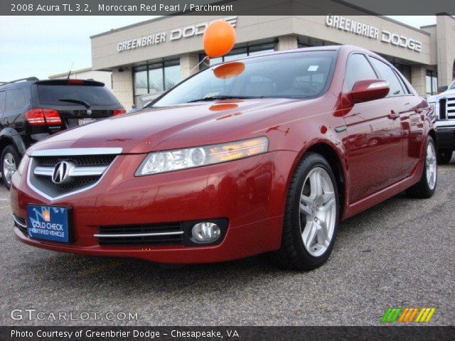 2008 Acura TL 3.2 in Moroccan Red Pearl