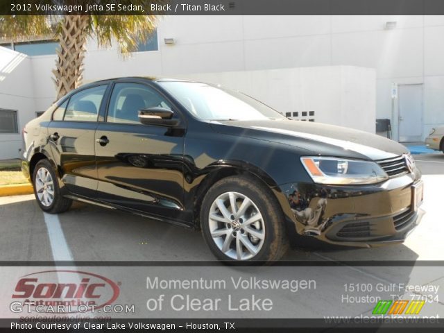 2012 Volkswagen Jetta SE Sedan in Black