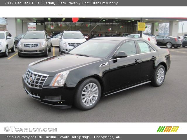 2012 Cadillac CTS 3.0 Sedan in Black Raven