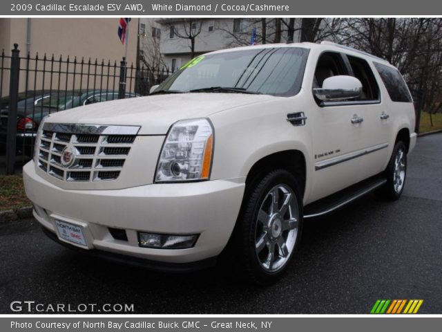 2009 Cadillac Escalade ESV AWD in White Diamond