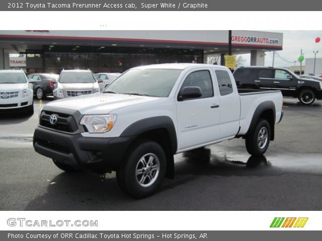 2012 Toyota Tacoma Prerunner Access cab in Super White