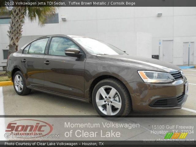 2012 Volkswagen Jetta TDI Sedan in Toffee Brown Metallic