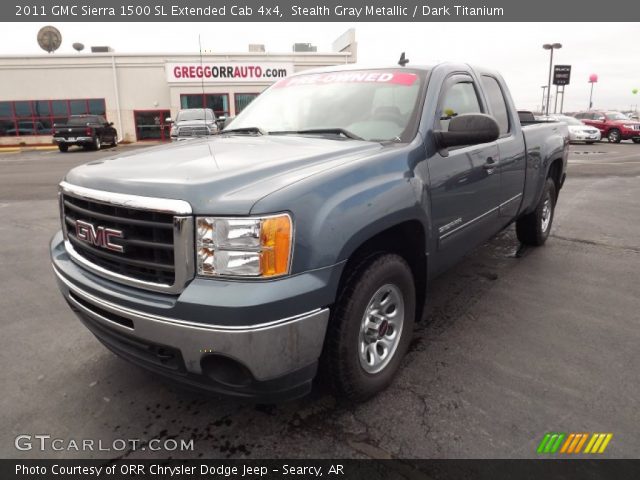 2011 GMC Sierra 1500 SL Extended Cab 4x4 in Stealth Gray Metallic